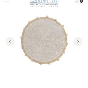 Washable Bubbly Pink Rug - Cream and Pink